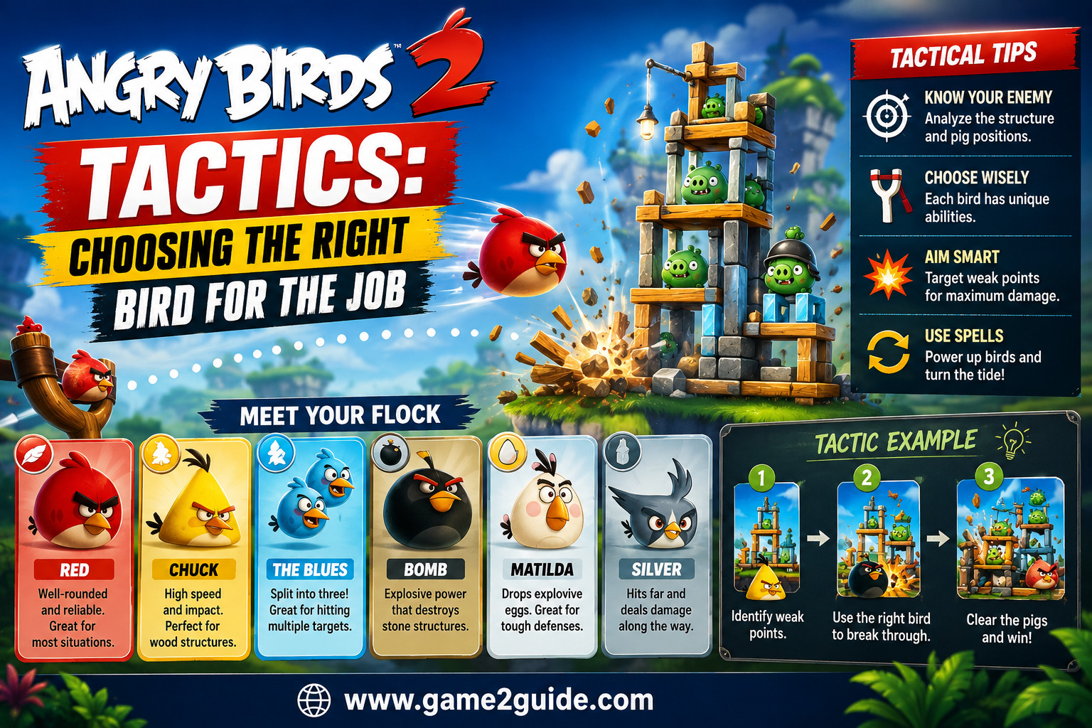 Angry Birds 2 Tactics: Choosing the Right Bird for the Job