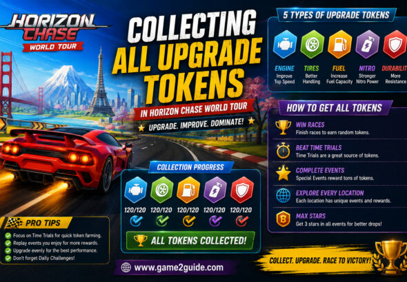 Collecting All Upgrade Tokens in Horizon Chase World Tour