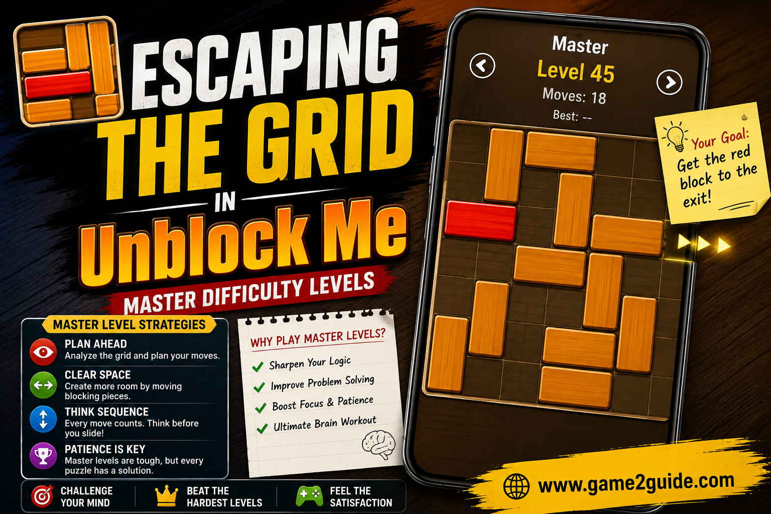Escaping the Grid in Unblock Me Master Difficulty Levels