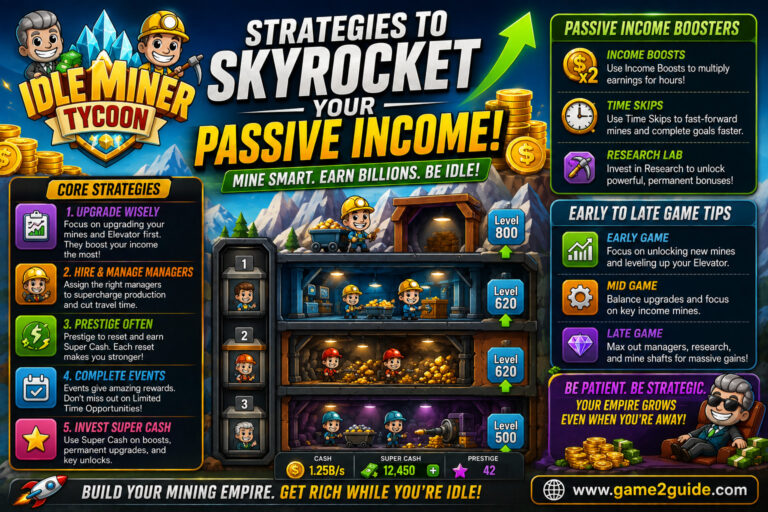 Idle Miner Tycoon Strategies to Skyrocket Your Passive Income