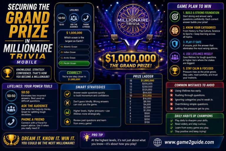 Securing the Grand Prize in Millionaire Trivia Mobile