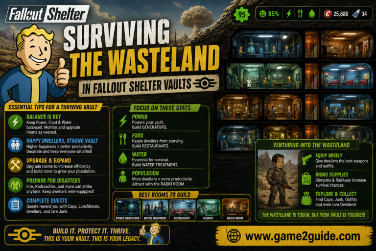 Surviving the Wasteland in Fallout Shelter Vaults